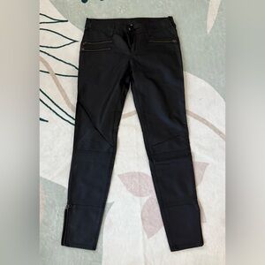 Free People Black Straight Leg Pants
